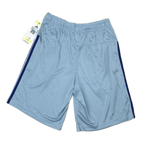 Adidas Men’s Active 3 Stripe Drawstring Shorts with Zipper Pockets - Picture 2 of 4